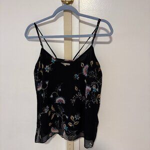 floral flowy spaghetti strap top🌷
